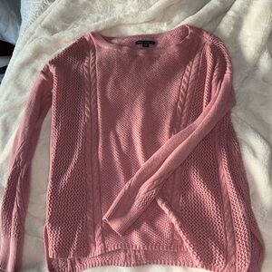 Pink Knitted American Eagle Sweater Shirt